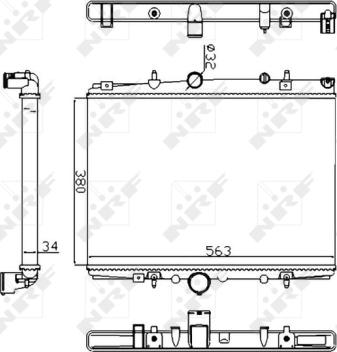 Wilmink Group WG1723266 - Радиатор, охлаждане на двигателя vvparts.bg