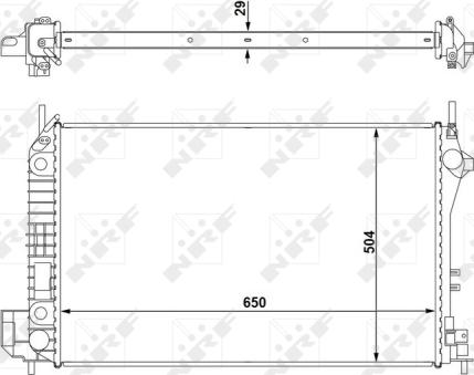 Wilmink Group WG1723261 - Радиатор, охлаждане на двигателя vvparts.bg