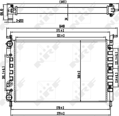 Wilmink Group WG1723209 - Радиатор, охлаждане на двигателя vvparts.bg