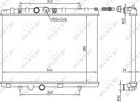 Wilmink Group WG1723214 - Радиатор, охлаждане на двигателя vvparts.bg