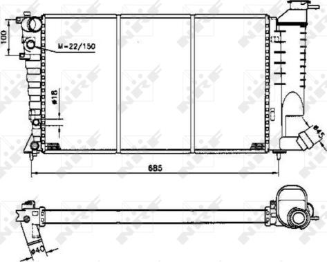 Wilmink Group WG1723218 - Радиатор, охлаждане на двигателя vvparts.bg