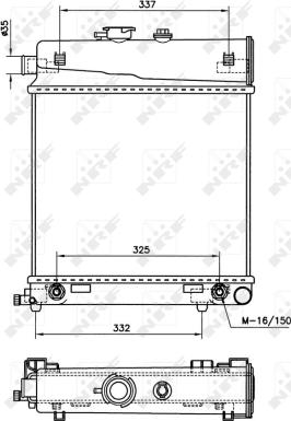 Wilmink Group WG1723217 - Радиатор, охлаждане на двигателя vvparts.bg