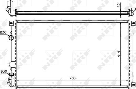 Wilmink Group WG1723281 - Радиатор, охлаждане на двигателя vvparts.bg