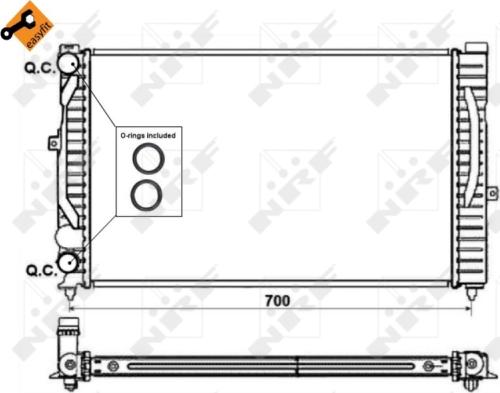 Wilmink Group WG1723237 - Радиатор, охлаждане на двигателя vvparts.bg