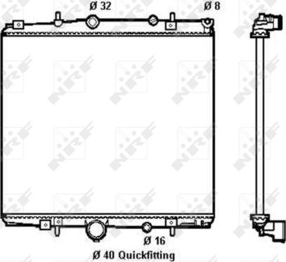 Wilmink Group WG1723273 - Радиатор, охлаждане на двигателя vvparts.bg