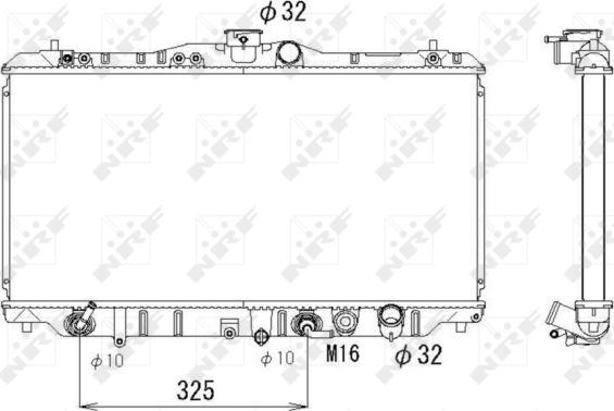 Wilmink Group WG1722961 - Радиатор, охлаждане на двигателя vvparts.bg