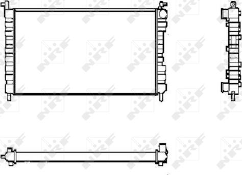 Wilmink Group WG1722441 - Радиатор, охлаждане на двигателя vvparts.bg