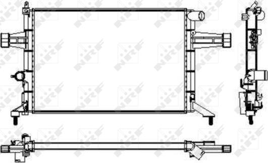 Wilmink Group WG1722464 - Радиатор, охлаждане на двигателя vvparts.bg