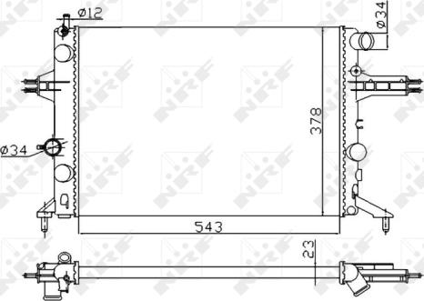 Wilmink Group WG1722465 - Радиатор, охлаждане на двигателя vvparts.bg