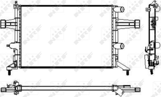 Wilmink Group WG1722466 - Радиатор, охлаждане на двигателя vvparts.bg