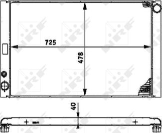 Wilmink Group WG1722540 - Радиатор, охлаждане на двигателя vvparts.bg