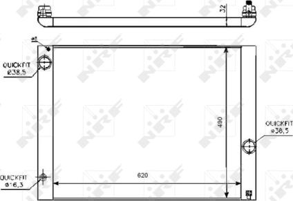 Wilmink Group WG1722551 - Радиатор, охлаждане на двигателя vvparts.bg