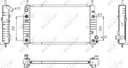 Wilmink Group WG1722568 - Радиатор, охлаждане на двигателя vvparts.bg