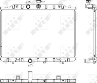 Wilmink Group WG1722580 - Радиатор, охлаждане на двигателя vvparts.bg