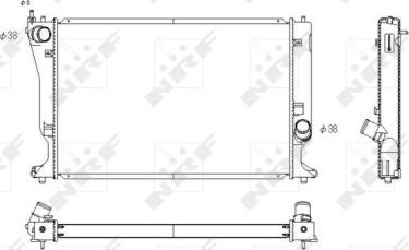 Wilmink Group WG1722587 - Радиатор, охлаждане на двигателя vvparts.bg