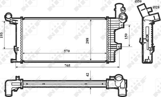 Wilmink Group WG1722660 - Радиатор, охлаждане на двигателя vvparts.bg