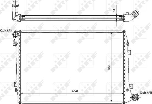 Wilmink Group WG1722621 - Радиатор, охлаждане на двигателя vvparts.bg