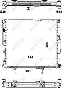 Wilmink Group WG1722678 - Радиатор, охлаждане на двигателя vvparts.bg