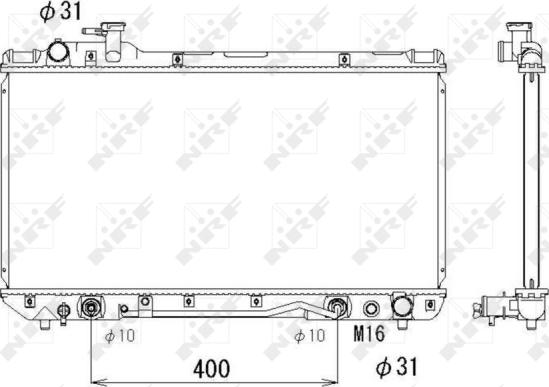 Wilmink Group WG1722192 - Радиатор, охлаждане на двигателя vvparts.bg