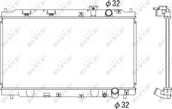 Wilmink Group WG1722189 - Радиатор, охлаждане на двигателя vvparts.bg