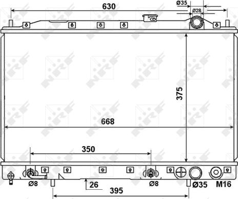 Wilmink Group WG1722180 - Радиатор, охлаждане на двигателя vvparts.bg