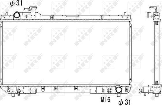 Wilmink Group WG1722181 - Радиатор, охлаждане на двигателя vvparts.bg