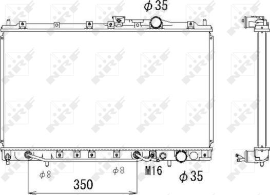 Wilmink Group WG1722188 - Радиатор, охлаждане на двигателя vvparts.bg