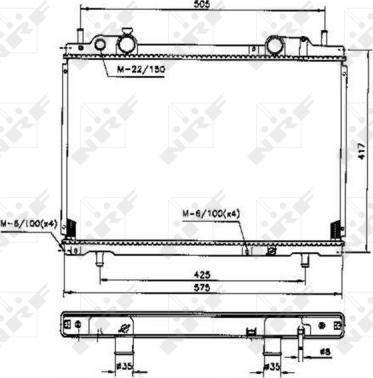 Wilmink Group WG1722133 - Радиатор, охлаждане на двигателя vvparts.bg