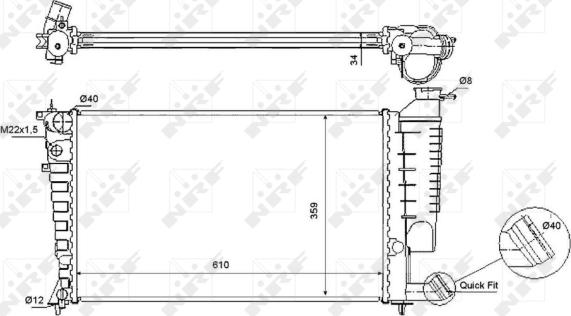 Wilmink Group WG1722890 - Радиатор, охлаждане на двигателя vvparts.bg