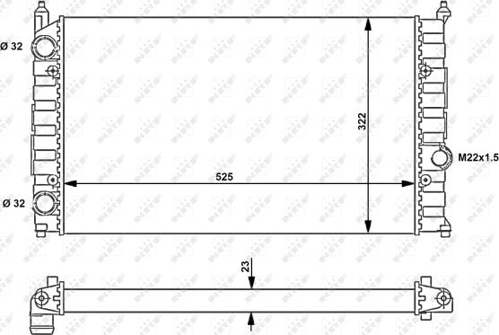 Wilmink Group WG1722889 - Радиатор, охлаждане на двигателя vvparts.bg