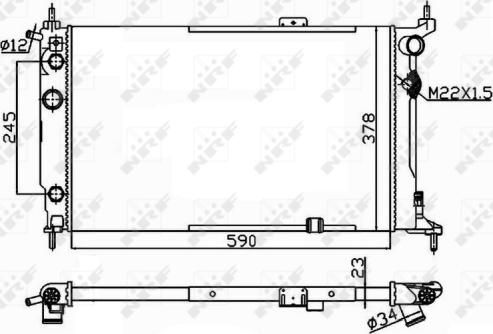 Wilmink Group WG1722836 - Радиатор, охлаждане на двигателя vvparts.bg