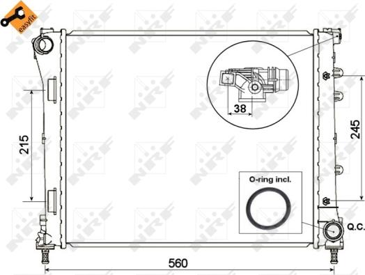 Wilmink Group WG1722391 - Радиатор, охлаждане на двигателя vvparts.bg