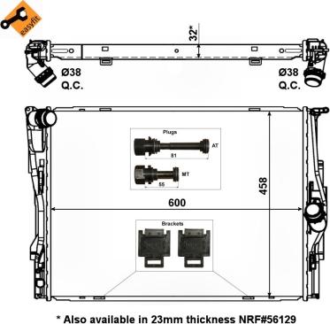 Wilmink Group WG1722352 - Радиатор, охлаждане на двигателя vvparts.bg