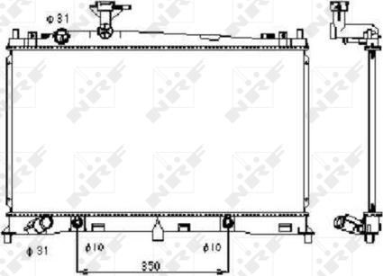 Wilmink Group WG1722291 - Радиатор, охлаждане на двигателя vvparts.bg