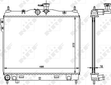 Wilmink Group WG1722243 - Радиатор, охлаждане на двигателя vvparts.bg