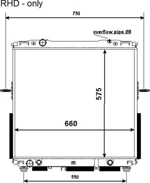 Wilmink Group WG1722250 - Радиатор, охлаждане на двигателя vvparts.bg