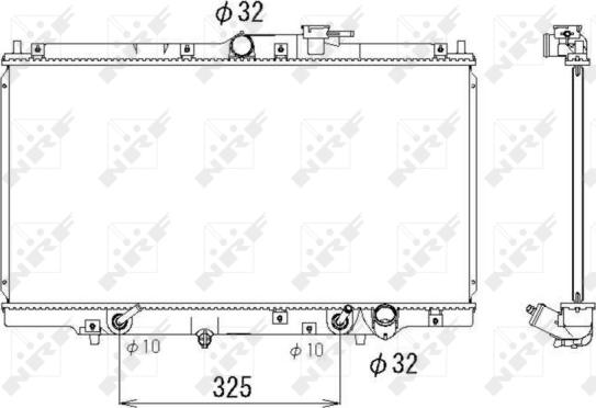 Wilmink Group WG1722218 - Радиатор, охлаждане на двигателя vvparts.bg