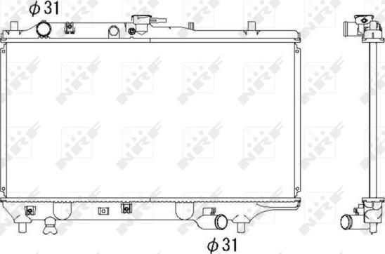 Wilmink Group WG1722212 - Радиатор, охлаждане на двигателя vvparts.bg