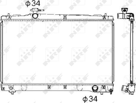 Wilmink Group WG1722282 - Радиатор, охлаждане на двигателя vvparts.bg