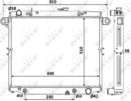 Wilmink Group WG1722719 - Радиатор, охлаждане на двигателя vvparts.bg