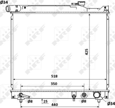 Wilmink Group WG1722712 - Радиатор, охлаждане на двигателя vvparts.bg