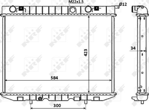 Wilmink Group WG1722737 - Радиатор, охлаждане на двигателя vvparts.bg