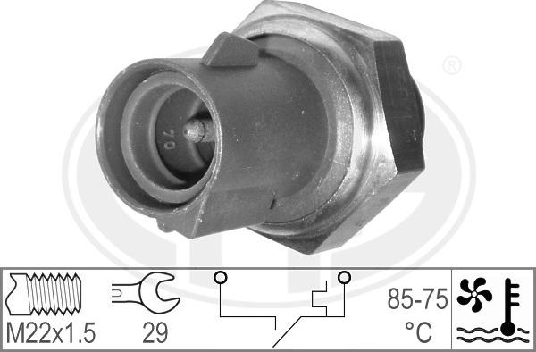 Wilmink Group WG1777027 - Термошалтер, вентилатор на радиатора vvparts.bg