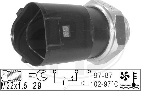 Wilmink Group WG1777070 - Термошалтер, вентилатор на радиатора vvparts.bg