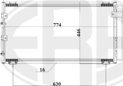 Wilmink Group WG2016794 - Кондензатор, климатизация vvparts.bg