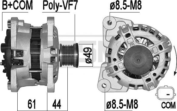 Wilmink Group WG2011443 - Генератор vvparts.bg