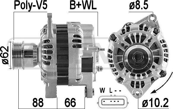 Wilmink Group WG2011503 - Генератор vvparts.bg