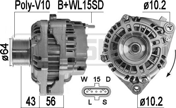 Wilmink Group WG2011502 - Генератор vvparts.bg