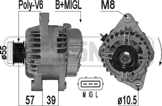 Wilmink Group WG2011257 - Генератор vvparts.bg