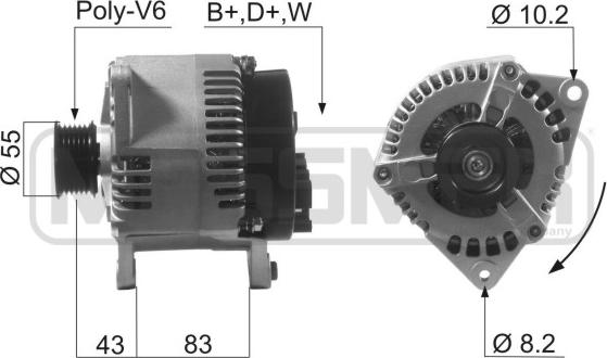 Wilmink Group WG2012084 - Генератор vvparts.bg